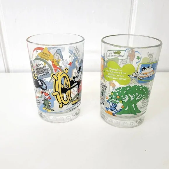 McDonalds Disney 100 Anniversary Glasses Set of Two - Picture 4 of 6